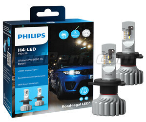 Bombillas de LED H4 Philips ULTINON Pro6000 BOOST Homologadas - 11342U60BX2