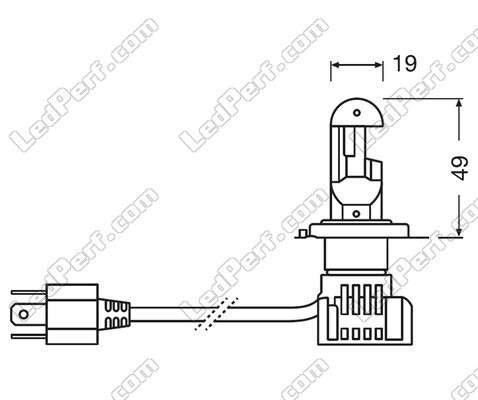 Kit Bombillas H7 LED Osram Night Breaker Homologadas - 64210DWNB