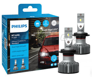 Bombillas H7 LED Philips ULTINON Pro6000 Standard Homologadas - 11972U60SX2