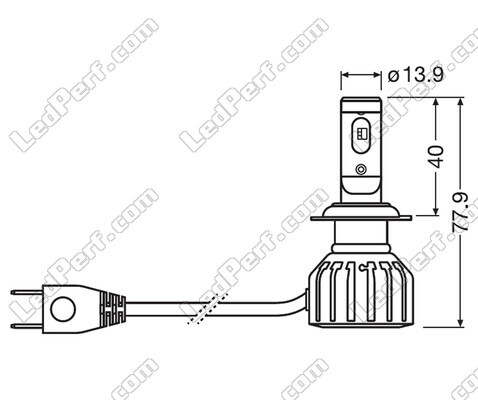 Bombillas H7 LED Osram Night Breaker GEN2 Homologadas - 64210DWNBG2