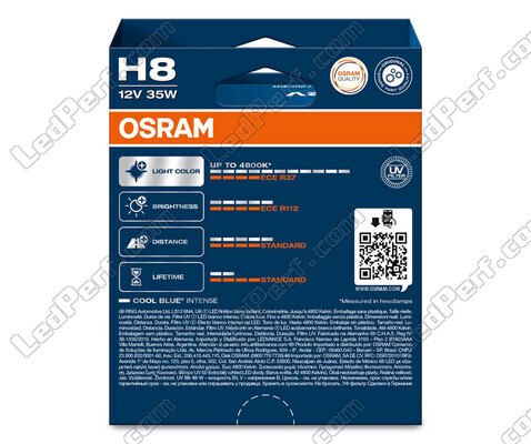 Par de lámparas H8 Osram Cool Blue Intense - 64212CBN-2HB