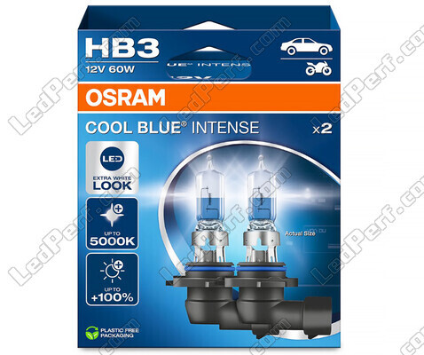 Par de bombillas Osram HB3 Cool blue Intense Next Gen con efecto LED 5000K