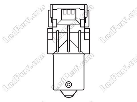 Bombillas de LED P21W Osram LEDriving® SL White 6000K - BA15s