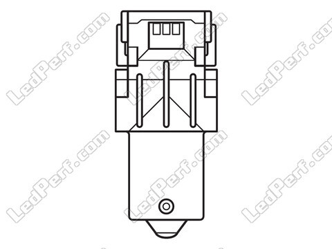 Bombillas de LED naranjas P21W Osram LEDriving® SL - BA15s