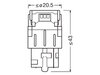 Bombillas de LED naranjas W21W / WY21W Osram LEDriving® SL - W3x16d