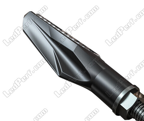 Vista trasera de los intermitentes LED dinámicos 2 en 1 para Buell XB 12 STT Lightning Super TT