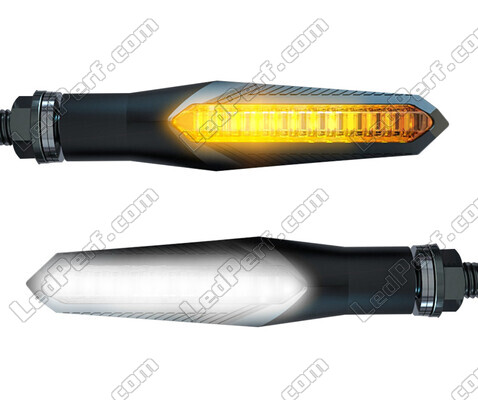 Indicadores LED secuenciales 2 en 1 con luces diurnas para Ducati Scrambler Full Throttle