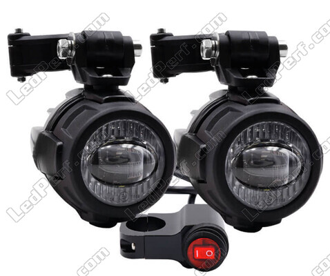 Luz LED haz luminoso doble función «Combo» antiniebla y Largo alcance para Indian Motorcycle Chieftain Dark Horse 1811 (2014 - 2019)