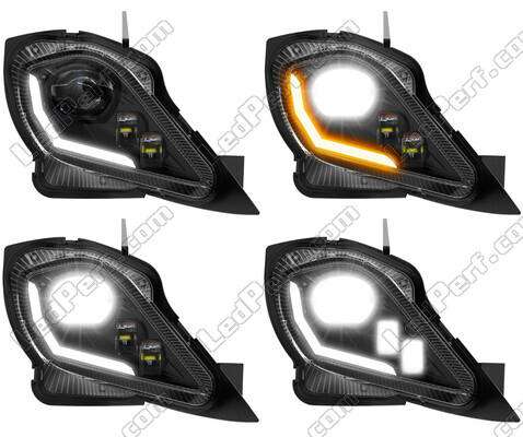 Faros LED para Yamaha YFM 450 Wolverine