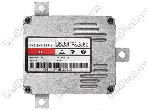 Foto frontal del balastro para xenón de Audi A3 8V