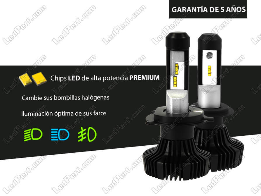 Speravity 1 par de bombillas LED universales para faros delanteros