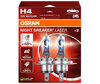 Pack de 2 bombillas H4 Osram Night Breaker Laser +150% - 64193NL-2HB